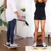 Holz Yoga Balance Board Fitness Taille Twisting DiscRehabilitation Übung Rechteckige Balance Board Für Fitness Ausrüstung 240304