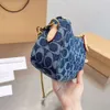 Sacs sous les bras à la mode, sac en toile denim classique avec bandoulière demi-lune, sacs à bandoulière coachly chambray swinger