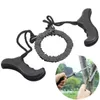 Facas de caça de acampamento Processamento de madeira Pocket Hand Chain Saw Durável Manganês Survival Wire Saw para caça acampamento peixe ferramenta cortador de ar fresco floresta 240315