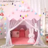 Toy Tents Toy Tents Children Toys Tent Baby Princess Playhouse Super Large Room Crling Indoor Outdoor Tent Castle Princess Living Game Ocean Balls Q231220 L240313