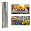 Verktyg BBQ Rostfritt stål Tillbehör Meshes Perforerat Mesh Röker Tube Barbecue Grill Generator Rökare Filterverktyg