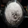 Pièce de monnaie chinoise en argent d'art et d'artisanat de 1kg, 1000g d'argent 99 99% dragon du zodiaque art266l