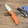 High Quality A2303 Folding Knife 8Cr13Mov Satin Drop Point Blade G10 with Steel Sheet Handle Outdoor Camping Hiking EDC Survival Tactical Knife EDC Pocket Knives