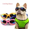 5pcs الكثير سحب أزياء الرياح كلاب الحيوانات الأليفة إكسسوارات قابلة للطي الأليف نظارات شمسية الكلب