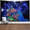 Moon Trippy Tapestry Wall Hanging Black and White Wall Cloth Tapeleries Decorative Psychedelic Tapestry For Bedroom S M L T200622234V