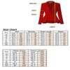 Men's Suits Loose Woman Clothes Suede Women's Coat Long Sleeves With Pocket Flat Collar Formal Occasions Blazer Clothing