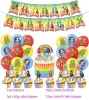 Kalligrafie Rainbow High Doll Verjaardagsfeestje Decoratie Prinses Meisje Rainbow Doll Ballon Servies Banner Party Supply Kinderspeelgoed