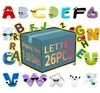 Poupées en peluche 29 pièces ALphabet Lore mais sont des jouets en peluche, animaux en peluche, jouets cadeaux pour enfants, 26 lettres anglaises Monte3570050