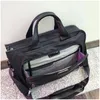 Ballistic Nylon Tablet Laptop Briefcase Suitcase Business bag Waterproof Shoulder 240313