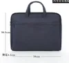 Office document bag portable information canvas meeting A4 zipper waterproof briefcase 240313