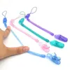 Neonati Ragazzo Succhietto Capezzolo Anti-goccia Supporto per bambino nato Estensibile Molla Bobina Ciuccio Catena Clip Accessori per bambini 240311