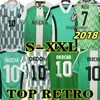 Okocha Nigeria Retro 1994 Home Away Soccer Jerseys Kanu Finidi Nwogu Vintage Football Dorts 1996 1998 2018 Iwobi Musa Kit