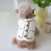 Ropa para perros lujoso invierno tibio tibio de cachorro corta ropa ropa de mascota de teddy maltés yorkshire para perros pequeños