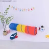 Toy Tents Toy Tents Foldable Childrens Tent Crling Tunnel Play House Indoor Toy Tube Baby Crling Games Rainbow Tent Kids Little House Tipi Tent Q231221 L240313