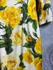 Dogg dames zijden jurk 2024 vroege lente dames designer jurken luxe merk bloemenprint kleding kleding voor vrouwen sexy verjaardag jurken