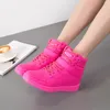 Comemore Spring Women Deri Kama Platformu Botlar Gizli Topuk Platform Ayakkabıları Yüksek Üst Sneaker Casual Ayakkabı Kadın Ayak Bileği Boot 240228