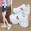 Dress Shoes Casual Shoes 2023 Spring New Inner Elevated Little White Fashion Versatile Student Slope Heel Thick Sole WomensH240313