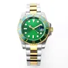 Luksusowe Zielone Zielone zegarek Watche Męskie datejust 41 mm 2813 Automatyczne mechaniczne mechaniczne 904L Wodoodżycie stali nierdzewnej Sapph295z