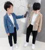 Khaki Kid Jungen Blazer Blau Kinder Anzug Für Outfit Kleidung Weiß Baby Jungen Mantel Schwarz Kinder Jacke Für Party T2008204163534