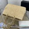 2024 beach bags women summer straw bag totes bags Chain handbags Womens Classic Single Shoulder handbag