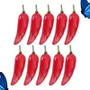 Dekorativa blommor 36 PCS Artifical Chili Fake Vegetable Model Decor Artificial Mini Simulation Models