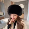 Berets Winter Women Neck Hat Solid Multifunction Skullies Beanies Thick Warm Fluffy Fur Faux Bomber Hats Ushanka Gorro