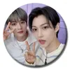 Broches KPOP Stray Kids, personnage d'album de selfies, Badge Bangchan Felix, broche Hyunjin, Collection de connaissances pour vêtements de sac à dos