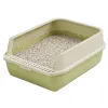 Boxes Oversized High Fence Semienclosed Cat Litter Box Thickened Cat Toilet With Cat Litter Shovel Pet Supplies