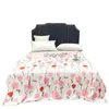 Comforters sätter sommaren ny sommarfilt is Silk Cold Feeling Summer Quilt Cool Feeling Silk Bean AutomAble Cover Washable Thin Däcke YQ240313