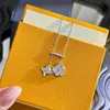 S925 Silver Luxury V Brand Sailormoon Necklace Designer Sieraden voor vrouwen hebben Moissanite Link Chain Choker Diamond Crystal Pendant kettingen