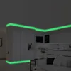 Lichtgevende band plint muur woonkamer slaapkamer interieur sticker Glow in The Dark Strip Stickers233e