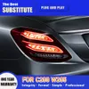 Auto Styling Bremse Reverse Parkplatz Lauflicht Für Benz W205 C200 C260 C300 LED Rücklicht Montage 14-21 rücklicht Montage Hinten Lampe