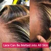 Perruque Bob Lace Front Wig naturelle, cheveux naturels, courts et lisses, à reflets, 13x4, blond P4/27, pre-plucked, pour femmes