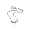 Colliers pendants Sweet Zirconia Butterfly Collier à trois couches pour femmes Fashion Simple Party Bijoux