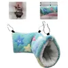 Warm Soft Hamster Stars Hammock Ferret Small Animals Sugar Glider Tube Swing Bed Nest Hanging Tunnel Plush Nests Pets Supplies285F