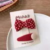 Hair Accessories Year's Hairpin Unique Design Fashionable Bow Lovely Red Strong Sense Of Decoration