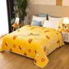 Comforters sets Flannel Blanket Double Winter Plush Linen Single Piece Air Conditioner summer single quilt bed linings sheet all seasons YQ240313