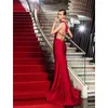 Sukienki z pasa startowego syrena / trąbka Celebrity Style Piękna impreza koktajlowa wakacyjna Formalna suknia wieczorowa