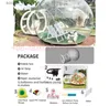 Toy Tents dome igloo PVC hotel outside globe clear single tunnel outdoor camping transparent inflatable party tents bubble house L240313