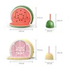 Other Cat Supplies Watermelon Shaped Fully Enclosed Litter Box Furniture Caja De Arena Para Gato Grande Toilet Tray239w