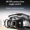 ドローンプロフェッション4K HDデュアルカメラ3側障害物回避Quadcopte折りたたみミニドローンおもちゃvs XT9 K3 RG101からLDD240313