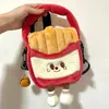 Evening Bags 2024 Cartoon Plush Fabric Women's Shoulder Crossbody Bag Fashion Lambs Wool Fluffy Fur Winter Female Designer Handbags