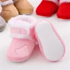 Bottes d'hiver pour bébés filles et garçons, chaussures plates en peluche mignonnes, semelle ISoft, premier marcheur, berceau chaud