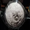 Pièce de monnaie chinoise en argent d'art et d'artisanat de 1kg, 1000g, dragon du zodiaque 99 99%, art237Y