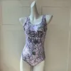 designer bikini badpak Dames badpak luxe badpak uit één stuk Badpak sets meisjes strandkleding zomer merk zwempak designer badmode u1