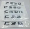 För Mercedes AMG W202 W203 C-CLASS C230 C350 C400 C32 C36 Trunk Bakre lock Emblem Badge Alphabet Letter Decal6959767