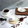 Çay tepsileri kahve çekirdekleri dozlama fincanı ve sprey espresso aksesuarları barista dozu saf seramik seramik