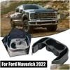 Dekoracje wnętrz dla Ford Maverick 2022 TPE Center Console uchwyt Taca Moneta Tylna pudełko Klawisz Klucz do przechowywania