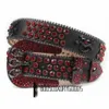 2022 Designergürtel Bb Simon Gürtel für Männer Frauen Glänzender Diamantgürtel Schwarzer Totenkopf BB Belts213P