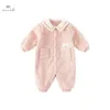 Dave Bella Baby Skompsuit Romper Born Creeper Autumn Winter Boys Girls Fashion Casual Cartoon DB4237362 240307